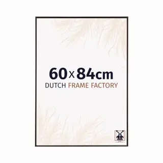 Dutch Frame Factory - Fotokader 60x84 Cm - Antraciet - Kunststof Fotokader Met Ontspiegeld Kunstglas - Kader 60x84 Cm - Easy