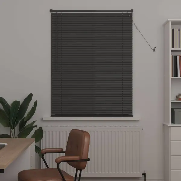 VidaXL Venetianer Jalousie Verstellbar Silber Grau 150 X 90 Cm Pvc thumbnail