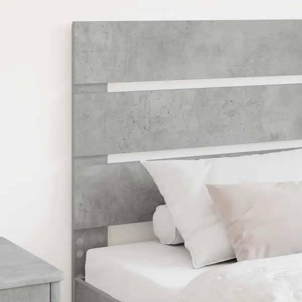 Kopfteil Beton Grau 100 Cm Holzwerkstoff Vidaxl thumbnail