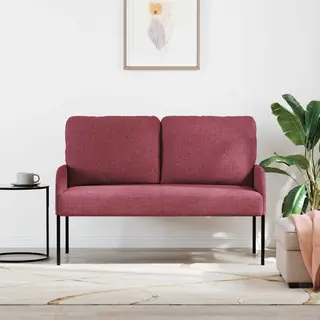 VidaXL Sofas Mit Kissen 110cm Weinrot Sperrholz