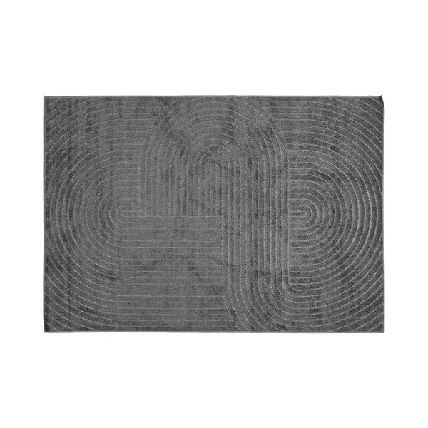 VidaXL Bereichsteppiche Palmeras Anthrazit 340 X 240 Cm Polyester thumbnail