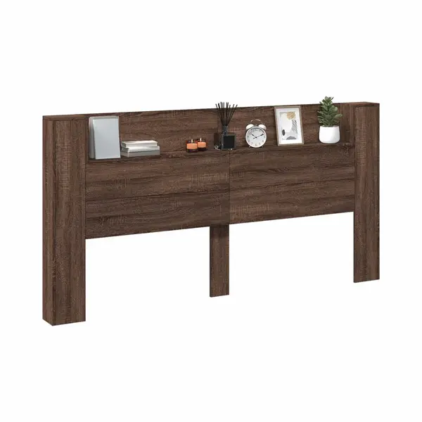 VidaXL Kopfteil Braun Eichen-Optik 200 X 16, 5 X 103, 5 Cm Holzwerkstoff thumbnail