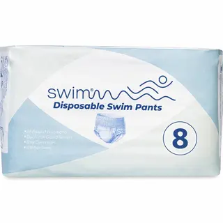 Swimmm – Einweg Schwimmwindeln Größe 8 – 30 Stück – Diskret, Atmungsaktiv & Hautfreundlich – Schwimmwindeln Kinder – Bietet Sicherheit