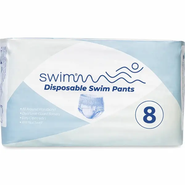 Swimmm – Einweg Schwimmwindeln Größe 8 – 30 Stück – Diskret, Atmungsaktiv & Hautfreundlich – Schwimmwindeln Kinder – Bietet Sicherheit thumbnail