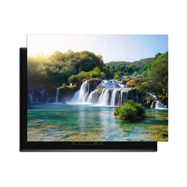 KitchenArt - Whispering Falls – Inductie Beschermer - 81.2x52.7 Cm - Kookplaat Beschermer - Luxe Afdekplaat Inductieplaat - Anti-slip & Oprolbaar - thumbnail