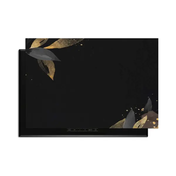 KitchenArt - Black Olive – Inductie Beschermer - 90x50 Cm - Kookplaat Beschermer - Luxe Afdekplaat Inductieplaat - Anti-slip & Oprolbaar - thumbnail