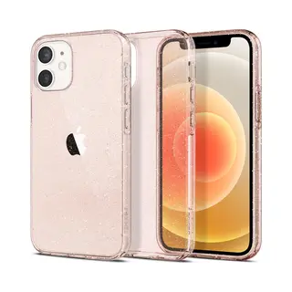 Spigen Liquid Crystal Glitter mobiele telefoon behuizingen 13,7 cm (5.4") Hoes Roze, Transparant