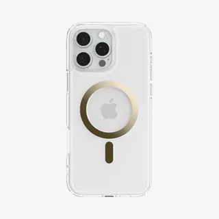 Spigen Ultra Hybrid (MagFit) Handy-Schutzhülle 16 cm (6.3") Cover Gold, Transparent