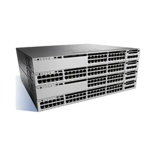 Cisco Catalyst Ws-C3850-48U-E network switch Managed L3 Gigabit Ethernet (10/100/1000) Power over Ethernet (PoE) Black, Grey