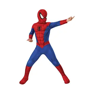 Rubies 702072-M Classic Inf Spiderman Costume, Red / Blue, Size , Medium 8-10 (5-7 Years)