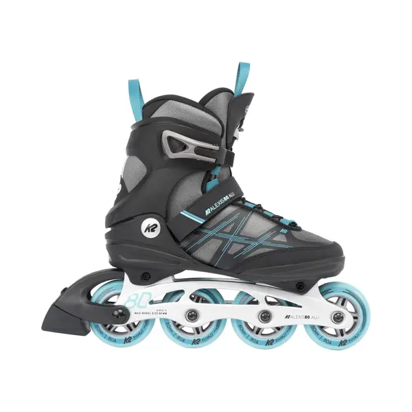 K2 Skate Alexis 80 Alu Inline Skates Voor Dames Grijs Eu 36 Vrouw thumbnail