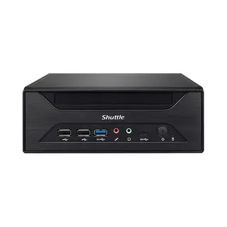 Shuttle Xpc slim Barebone XH610 - S1700, Intel H610, 1xDP, 1xHDMI, 1x Vga, 2x Com (RS232), 2x Lan (2.5G and 1G), 1x slim5.25", 2x 3.5", 2x M.2, 24/7 permanent operation