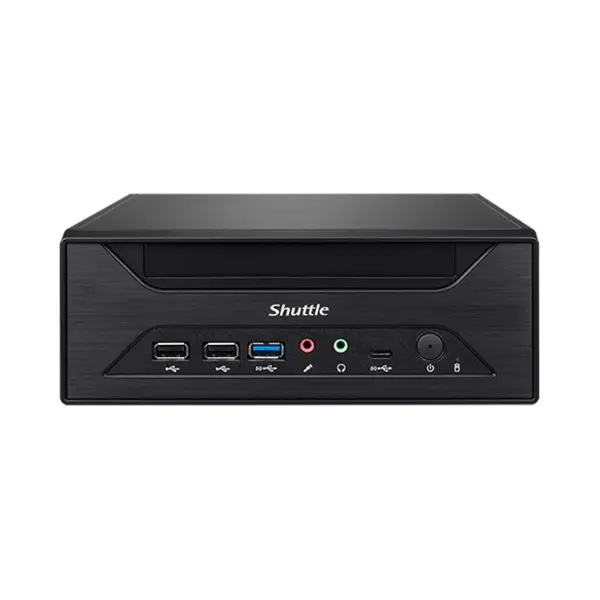 Shuttle Xpc slim Barebone XH610 - S1700, Intel H610, 1xDP, 1xHDMI, 1x Vga, 2x Com (RS232), 2x Lan (2.5G and 1G), 1x slim5.25", 2x 3.5", 2x M.2, 24/7 permanent operation thumbnail