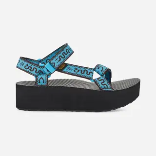 Teva Flatform Universal Sandals White