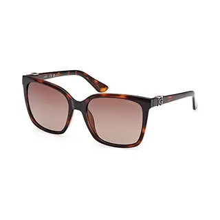 Guess Woman Guess GU7865 52H Sunglasses Injected Havana Brown Squared Polarized Shaded
