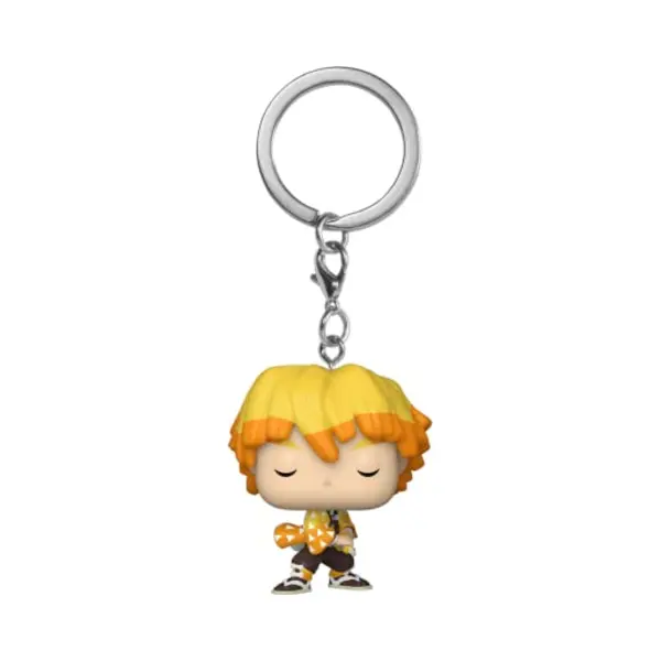 Funko Pop! Keychain, Demon Slayer - Zenitsu - Neuartiger Schlüsselanhänger - Vinyl-Minifigur Zum Sammeln - Strumpffüller - Geschenkidee - thumbnail