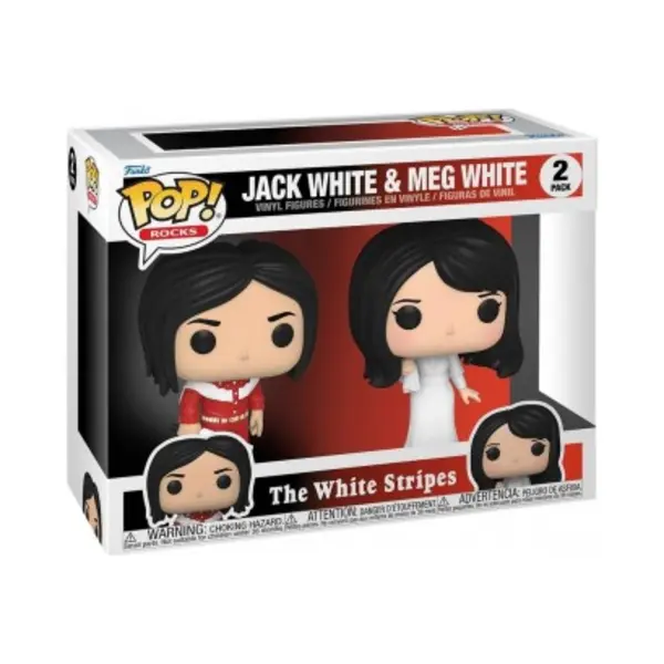 Funko Pop! Rocks, The Meg White Stripes 2 Packung - Vinyl-Sammelfigur - Geschenkidee - Offizielle Handelswaren - Spielzeug Für Kinder Und Erwachsene thumbnail