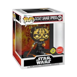 Funko Pop! Deluxe, Disney Star Wars Sith - Red Saber Series Vol.1 Savage Opress (Glows In The Dark) (Special Edition) #521 Bobble-Head Vinyl Figure
