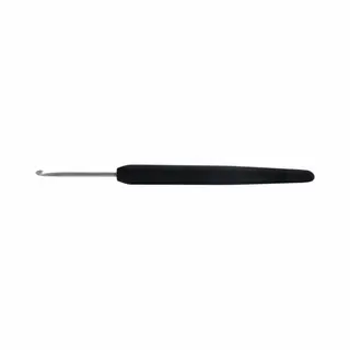 KnitPro Softgrip Aluminium Haken, 3, 00 Mm, Zwart, 3 Stuks