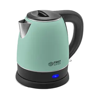 Tzs First Austria Waterkoker - 1.2 Liter - 360° Draaibaar - 2200W - Retro - Groen