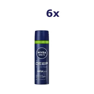 Nivea Men Maxx Tech Shaving Foam Deep 200 Ml Pack Of 12