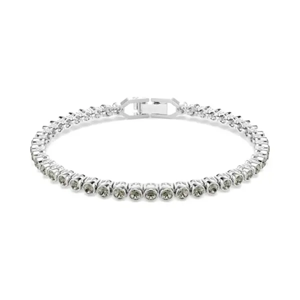 Swarovski Tennisarmband Imber Tennis Armband Rundschliff, Schwarz, Rhodiniert 5734238 thumbnail