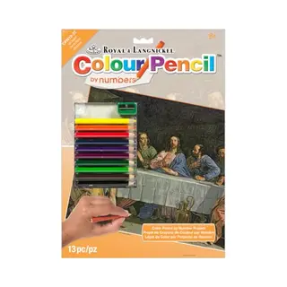 Royal & Langnickel Last Supper Design Pencil By Number Kit