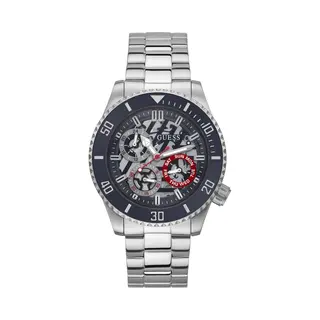 Guess Men Analog Quartz Watch With Stainless Steel Strap GW0488G1