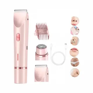 2 In 1 Ladyshave Voor Vrouwen - Elektrisch Scheerapparaat - Waterdicht - Epilator - Bikinitrimmer - Trimmer Vrouw - Smooth Scheerapparaat