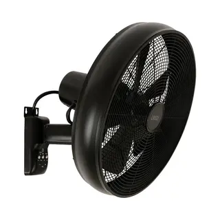 Beacon Lighting Beacon Wandventilator Breeze, Schwarz, Ø 41 Cm, Leise