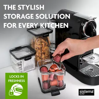 Sistema Ultra Vierkante Voorraaddoos - 460ml