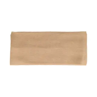 Haarsoires Haarband Stof 9cm - Basic - Beige - Comfortabel & Elastisch – Voor Sport Of Dagelijks Gebruik