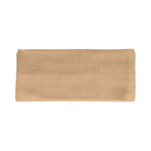 Haarsoires Haarband Stof 9cm - Basic - Beige - Comfortabel & Elastisch – Voor Sport Of Dagelijks Gebruik thumbnail