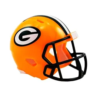 Riddell Mini-American-Football-Helm, Nfl-Team, Green Bay Packers, Im Taschenformat.