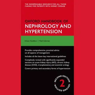 Isbn Oxford Handbook of Nephrology and Hypertension 1008 pages English