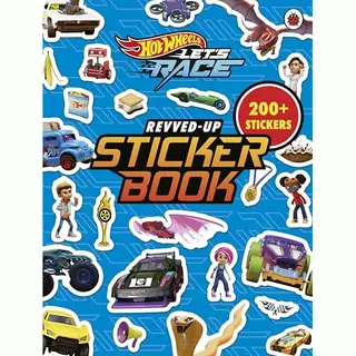 Hot Wheels- Hot Wheels, Let’s Race, Revved Up Sticker Book