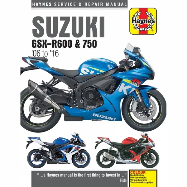 Haynes Publishing Group Suzuki Gsx-R600 & 750 (06 - 16) thumbnail