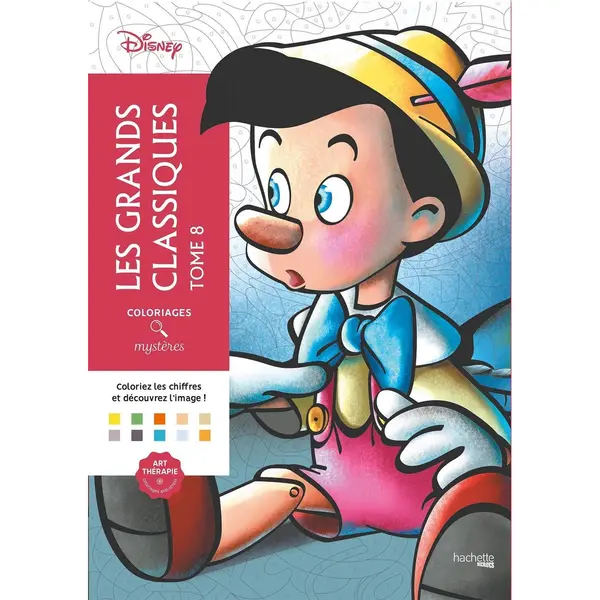 Hachette Pratique Les Grands Classiques Disney Tome 8 - Kleuren Op Nummer Boek thumbnail