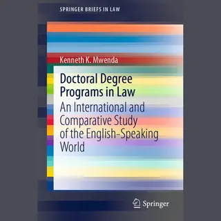 Springer Doctoral Degree Programs In Law