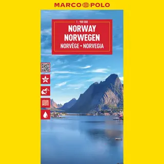 Marco Polo Wegenkaart - Marco Polo Wegenkaart Noorwegen