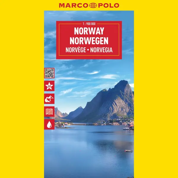 Marco Polo Reisekarte Norwegen 1, 900.000 (Marco Polo Maps) thumbnail