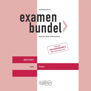 Marian Lubsen Examenbundel / Vwo Frans 2021/2022