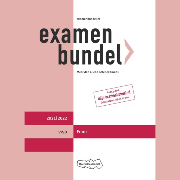 Marian Lubsen Examenbundel / Vwo Frans 2021/2022 thumbnail
