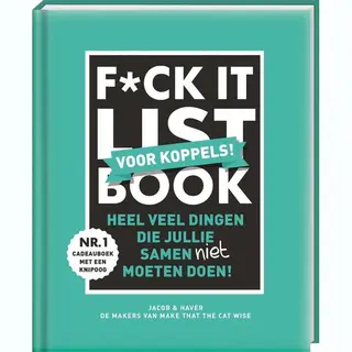 Jacob & Haver F*Ck-it List Book Voor Koppels