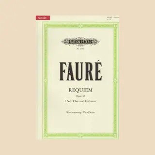 Faber Music GmbH Messe De Requiem D-Moll Op. 48