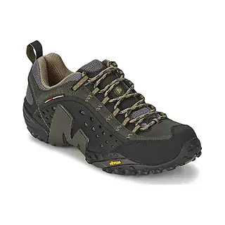 Merrell Men's Intercept Walking Shoe, Smooth Black, 11
