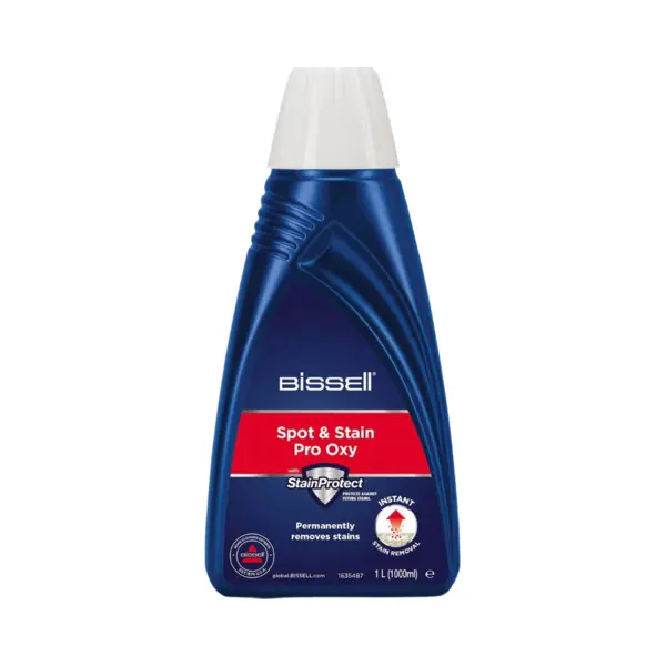Bissell Spot & Stain Pro Oxy Cleaning Solution For Bissell SpotClean Devices, 1L, Removes Tough Stains & Odours With StainProtect®, 20383 thumbnail