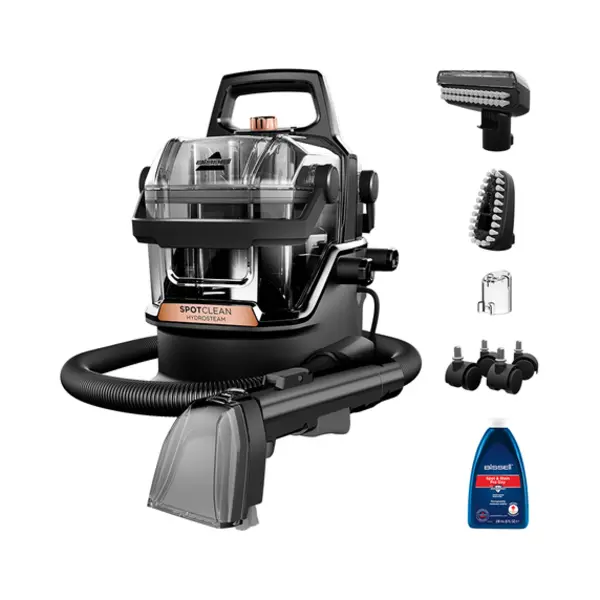 Bissell SpotClean Hydrosteam Pro Zylinder-Dampfreiniger 1,9 l 1000 W Schwarz, Kupfer, Transparent thumbnail