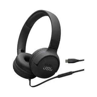 Jbl Tune 520C Usb-C Headphones Wired Head-band Calls/Music Usb Type-C Black
