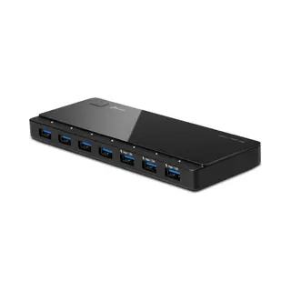 Tp-Link UH700 Schnittstellen-Hub Usb 3.2 Gen 1 (3.1 Gen 1) Micro-B 5000 Mbit/s Schwarz
